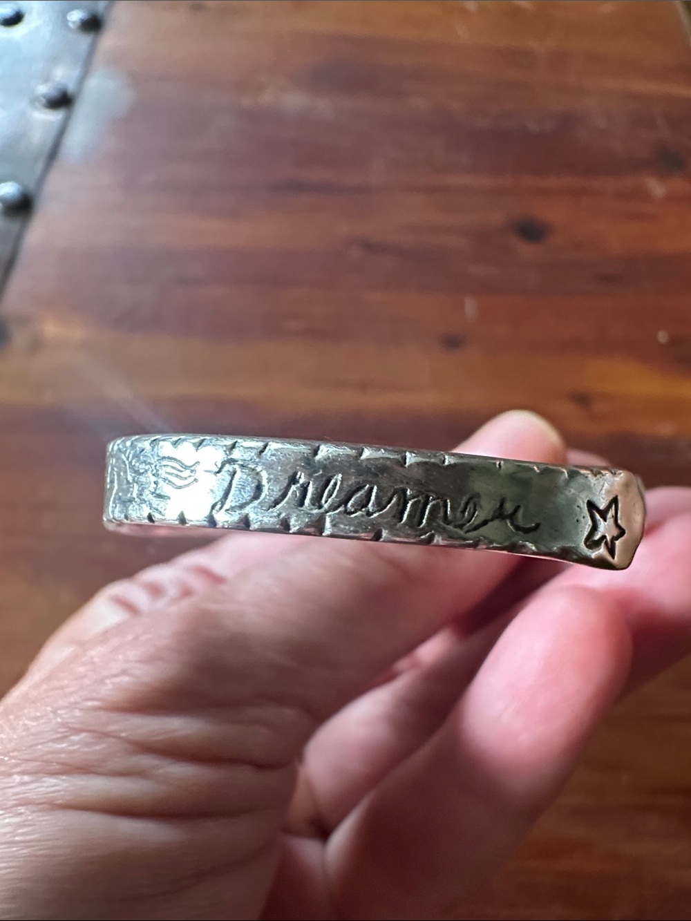 Jes MaHarry three heart silver and gold bracelet. - Picture 3 of 5